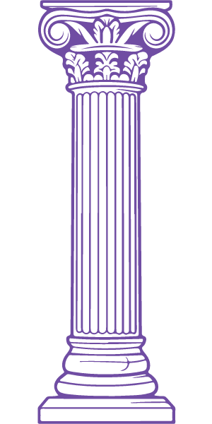 Purple clipart column